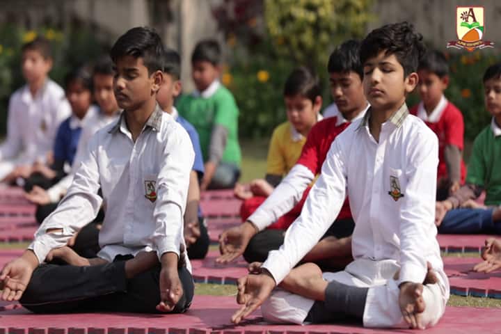Alphine Vidyapeeth - Yoga Activity