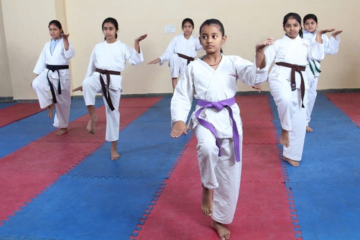 Amity International School-Taekwondo Activity