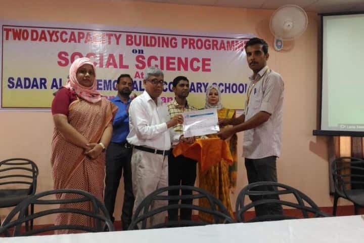 Sadar Alam Memorial Secondary School-Certification