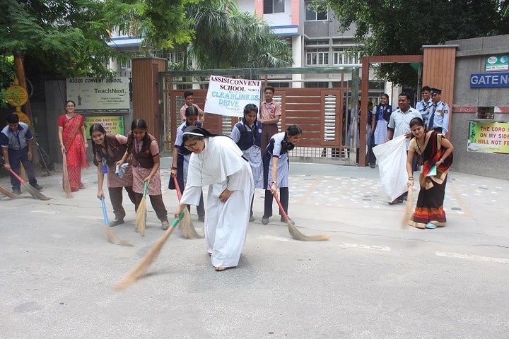 Assisi Convent School-Swach Bharat