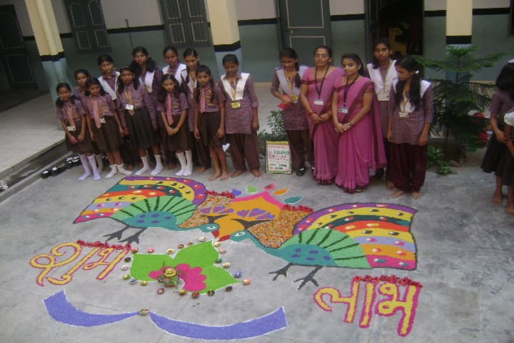 B P S Public School-Rangoli Competition