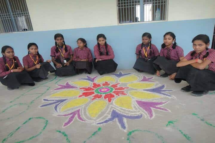 Blossom Academic School-Rangoli