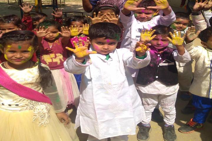 Colonel S N Mishra Obe Memorial School-Holi