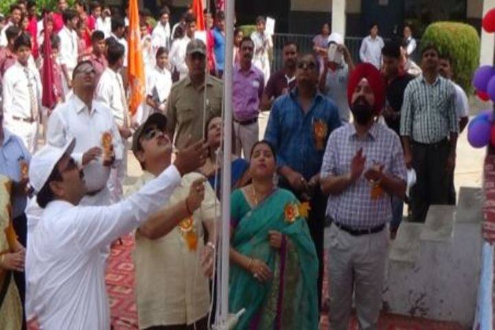 D A V Public School-Flag Hosting