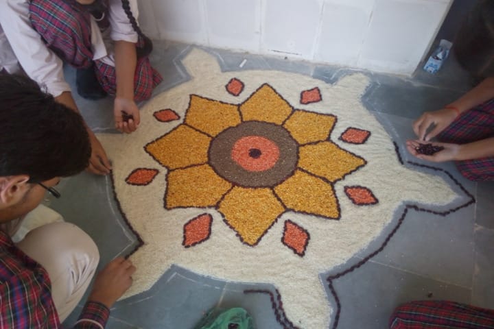 D A V Public School-Rangoli