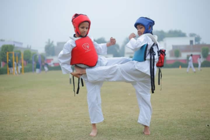 Delhi Public International School-Kick boxing