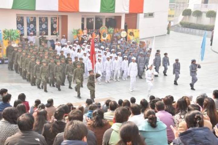 Delhi Public School-Assembly on Independence Day