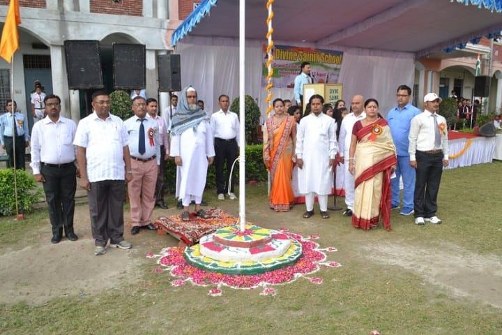 Divine Sainik School-Flag Hosting