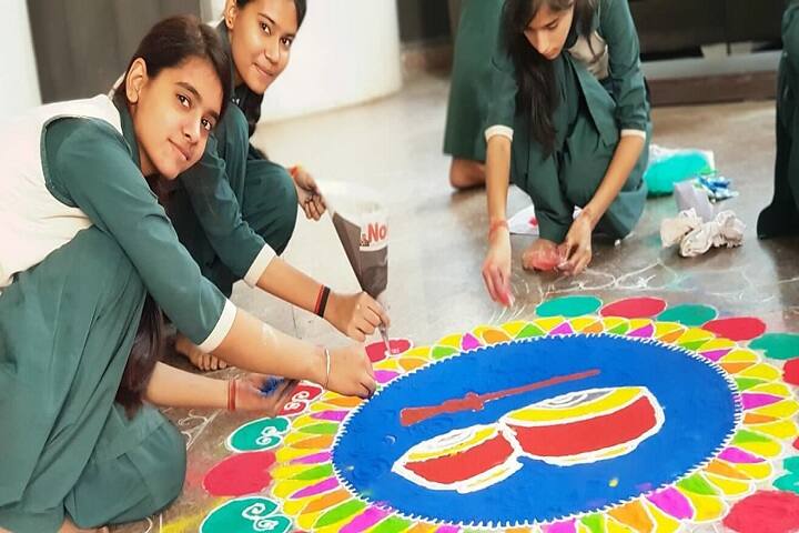 Dolphin Public School-Rangoli Competition