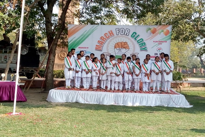Dr MPS World School-Events republic day singing