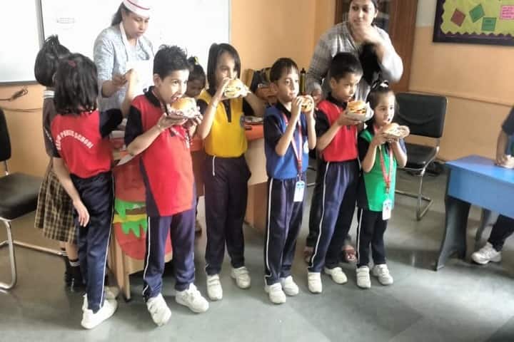 Gagan Public School-Children Eating Burger