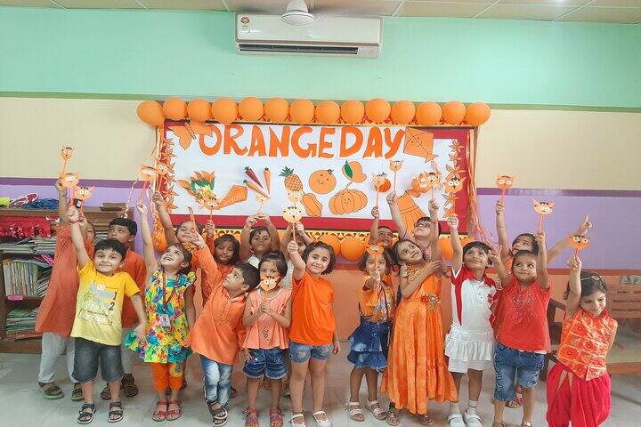 Gargi Girls School-Orange Day