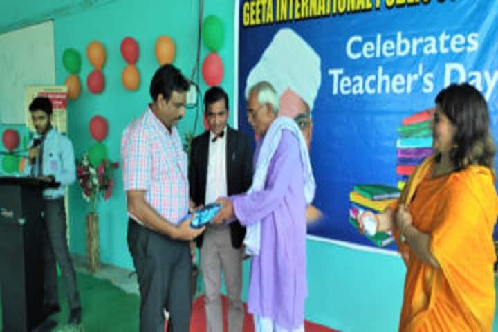 Geeta International Public School-Teachers Day