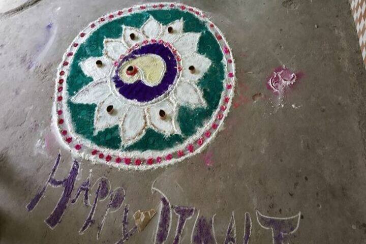 Shri Rani Saraswati Vidya Mandir-Rangoli