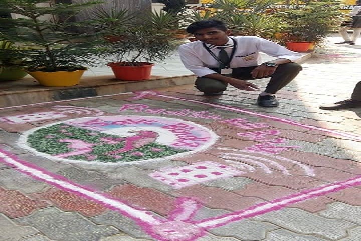 Heritage Public School-Rangoli Competition