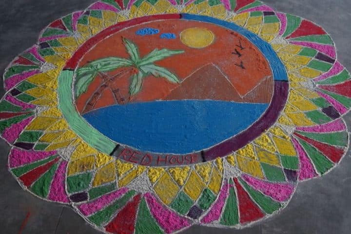 Ingraham Institute English Medium School-Rangoli