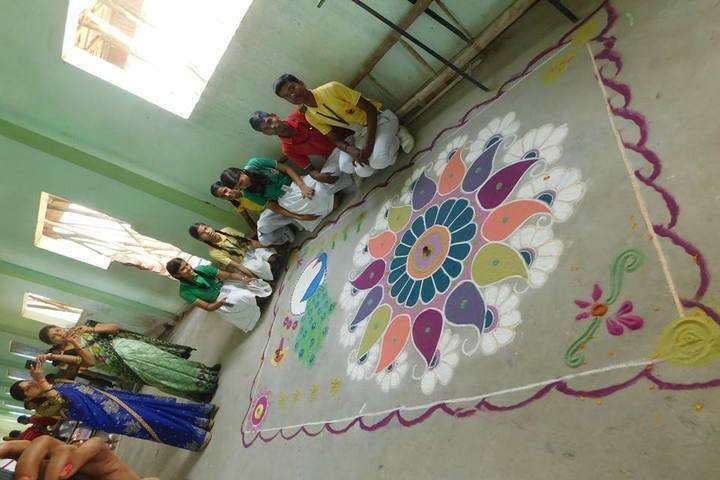 K.V.N. Public School-Rangoli Competition