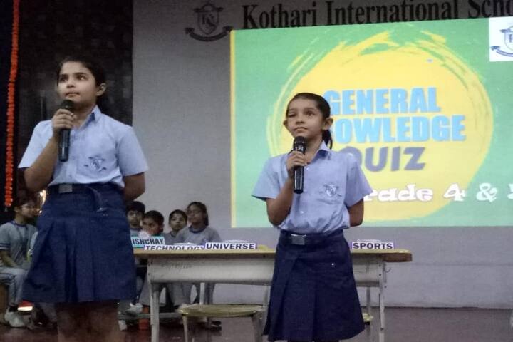 Kothari International School-Quiz Competition
