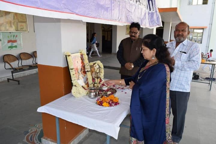 Lord Krishna Public School-Lamping Ceremony