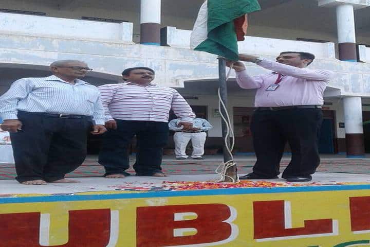 M L D Public School-Flag-Hoisting