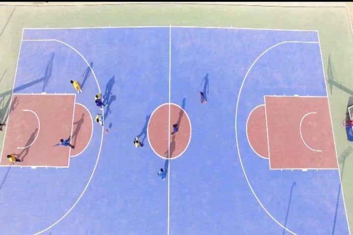 Maa Gayatri Memorial Kaushambi Presidency School-Basketball-Court