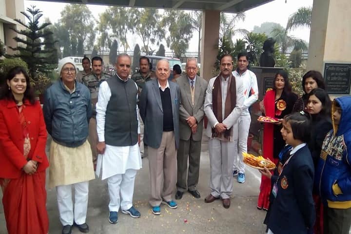 Maharaja Surajmal Public School-Greeting Ceremony