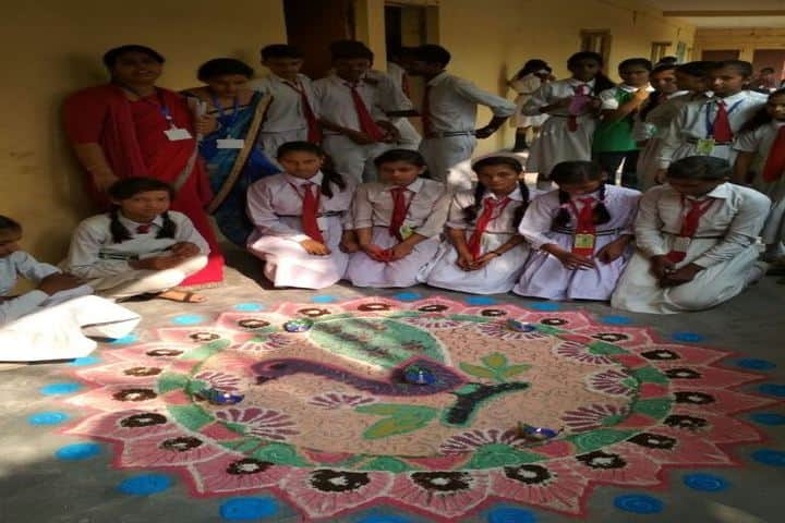 Maharshi Dayanand Children School-Rangoli