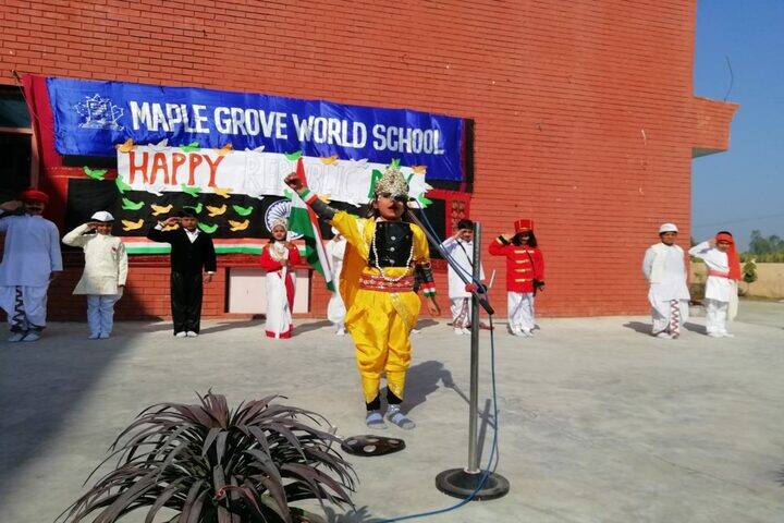 Maple Grove World School-Republic Day