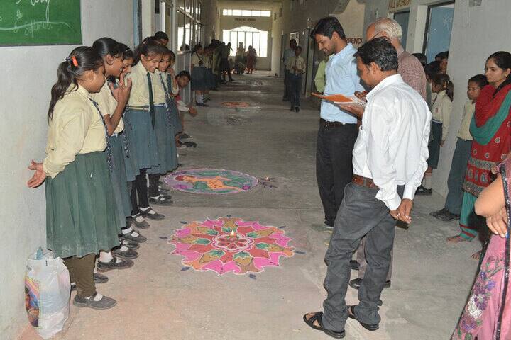 ML Convent School-Rangoli Event