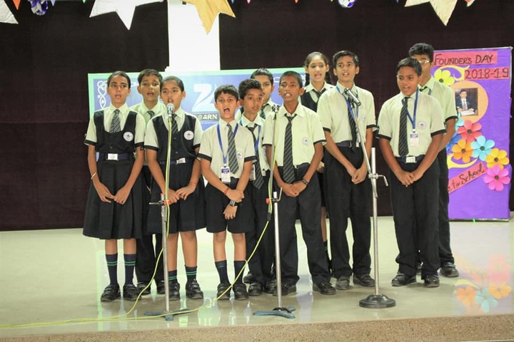 Mount Litera Zee School-Singing Activity
