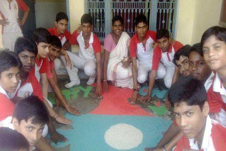 Navayuga Radiance School-Rangoli Competition