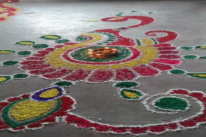 Vidya Bharati-Rangoli
