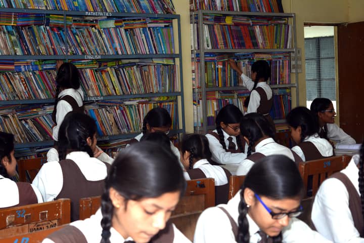 Om Prakash Ganapati Memorial School - Library
