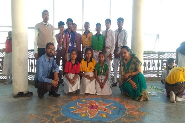Pt Babu Ram Pandey Academy-Rangoli Competition