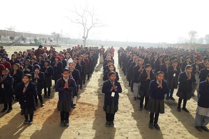 Rishikul International School-assembly