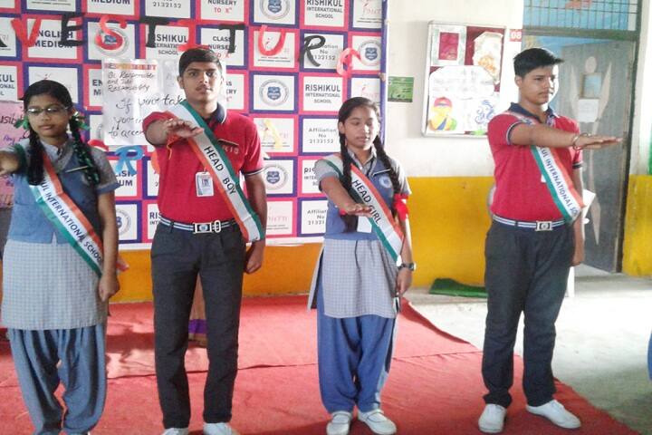 Rishikul International School-investitude ceremony