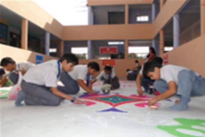 Divya Public School-Rangoli