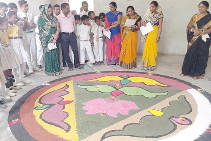 S V Children School-Rangoli Competition