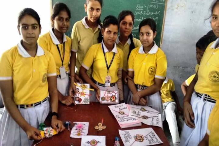 Shri Balwant Singh Public School-Rakhi making