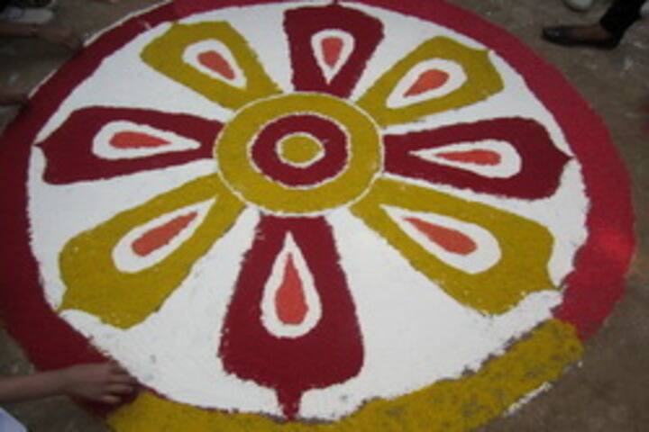 Shri Bihari Lal Kushwaha Memorial Oxford English School-Rangoli Event
