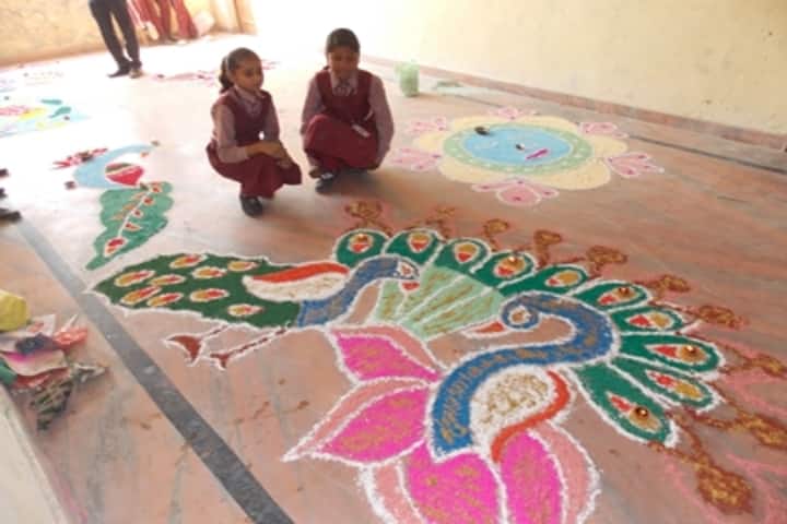 Shri Sai Public School-Rangoli Competition