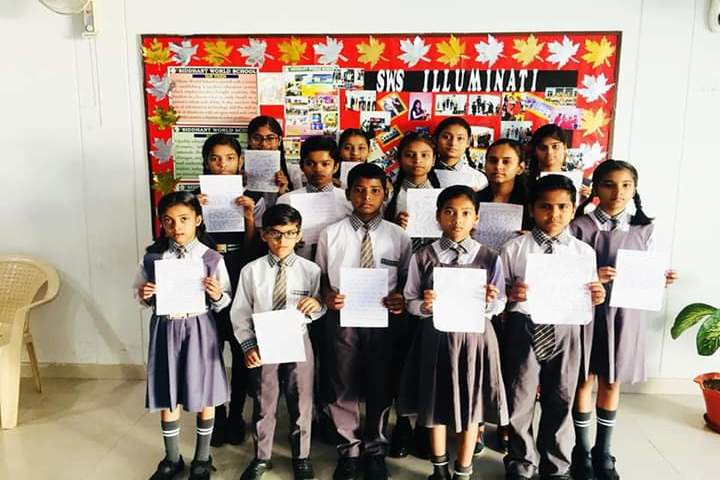Siddharth International School-Hindi and English transcription activity
