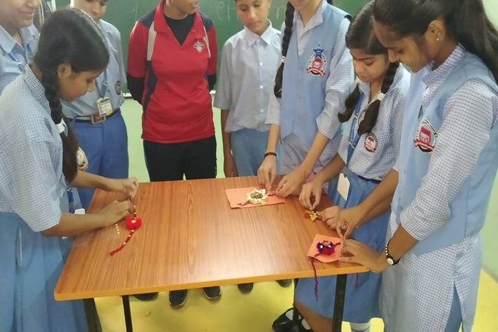 Sky Valley International School-Rakhi Making