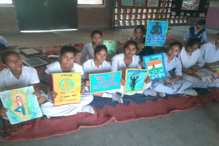 Government Model High School-Yoga Day