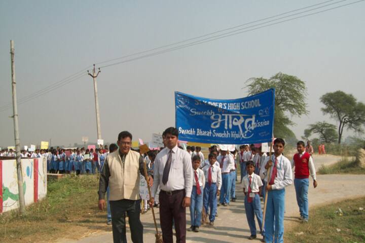St Xaviers School-Rally on Swatch Barath