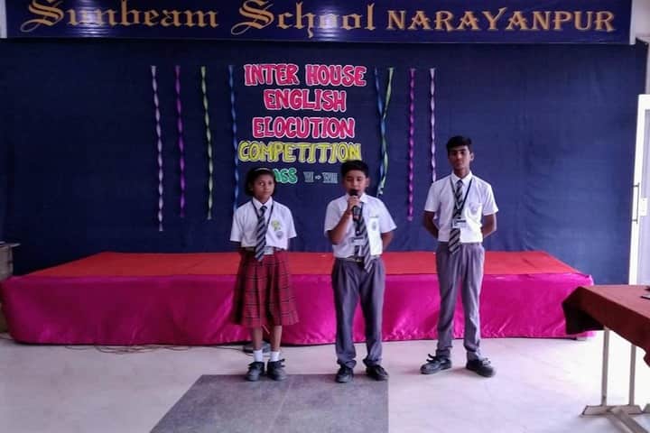 Sunbeam School-Elocution Competition