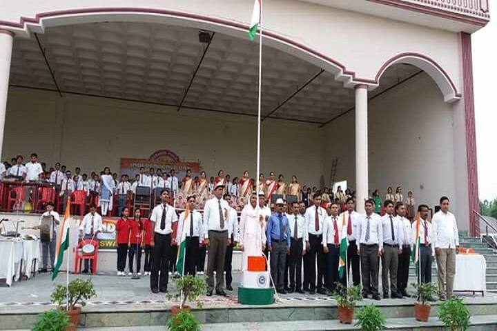 Swami Harsewanand Public School-Flag Hoisting