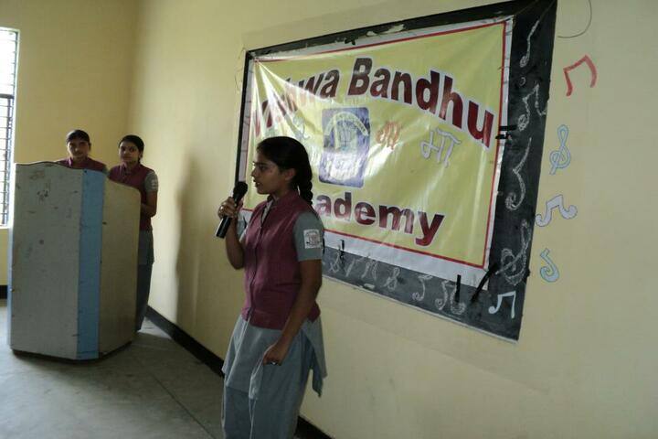 Vishwa Bandhu Academy-Speech