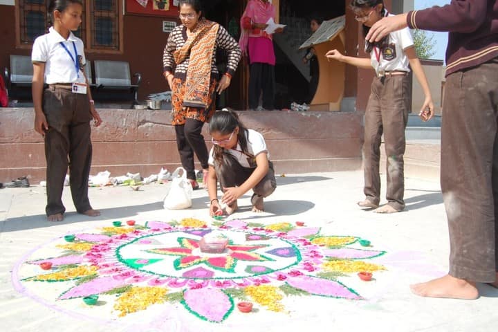 A N D Public School-Rangoli Competition