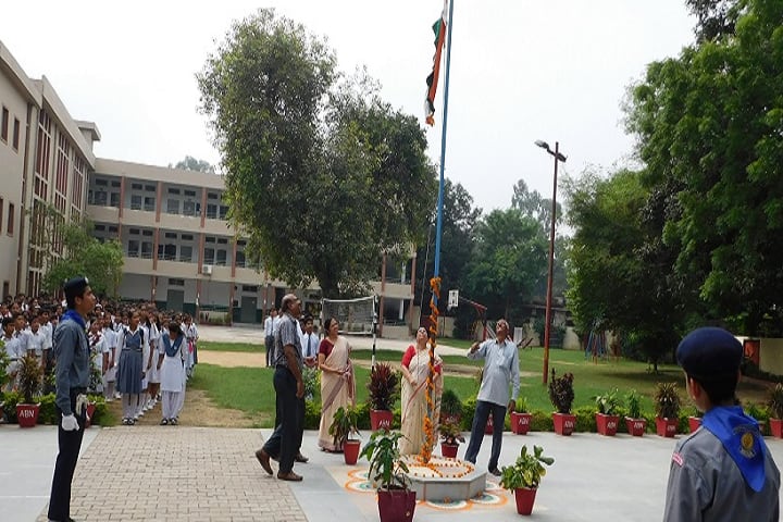 Adarsh Bal Nikethan Senior Secondary School-Flag Hosting